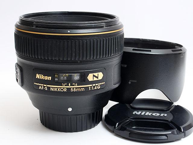 AF-S58 F1.4G [214353] | 【カメラ】ジェイダブリュー| カメラ,レンズ,デジカメ買取り｜東京 日本橋の中古カメラ店